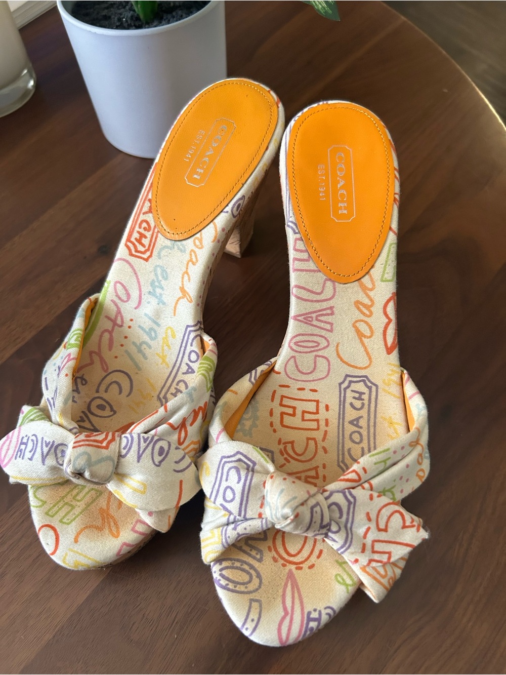 Coach Karen Poppy Kitten Heels